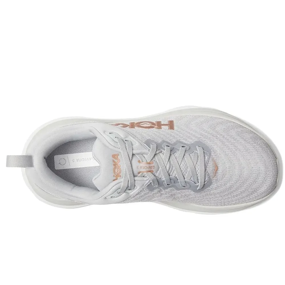 HOKA Women's Gaviota 5 Road Running Shoes in Harbor Mist/Rose Gold Size 5B NWB - Picture 4 of 12